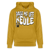 PASS MA UFF KEULE-Unisex Bio-Hoodie II - Ocker