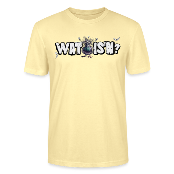 WAT IS'N?-Unisex T-Shirt BIO - Creme