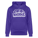 DIT IS KNORKE-Unisex Bio-Hoodie mit Berliner Spruch - Purple Love 