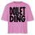 DOLLET DING-Frauen Boxy Bio-T-Shirt - Pink