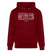Berliner Spruch-ICK WUNDER MIR-Unisex Bio-Hoodie - Burgunderrot