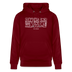 Berliner Spruch-ICK WUNDER MIR-Unisex Bio-Hoodie - Burgunderrot