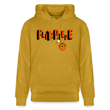 FLITZPIEPE - Unisex Bio-Hoodie - Ocker