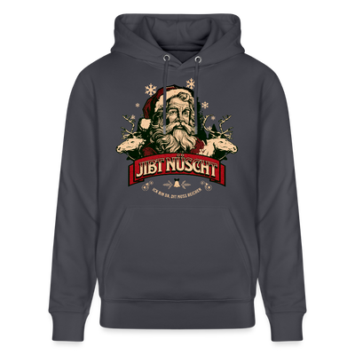 JIBT NÜSCHT - Unisex Bio-Hoodie - Indigoblau