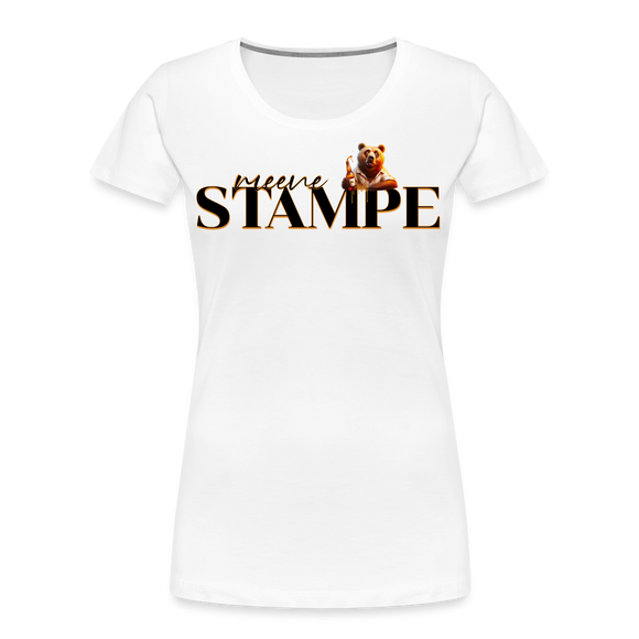 STAMPE-Frauen Premium Bio T-Shirt - Weiß