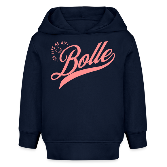 ICK FREU MA WIE BOLLE-Bio Hoodie BABY - Navy