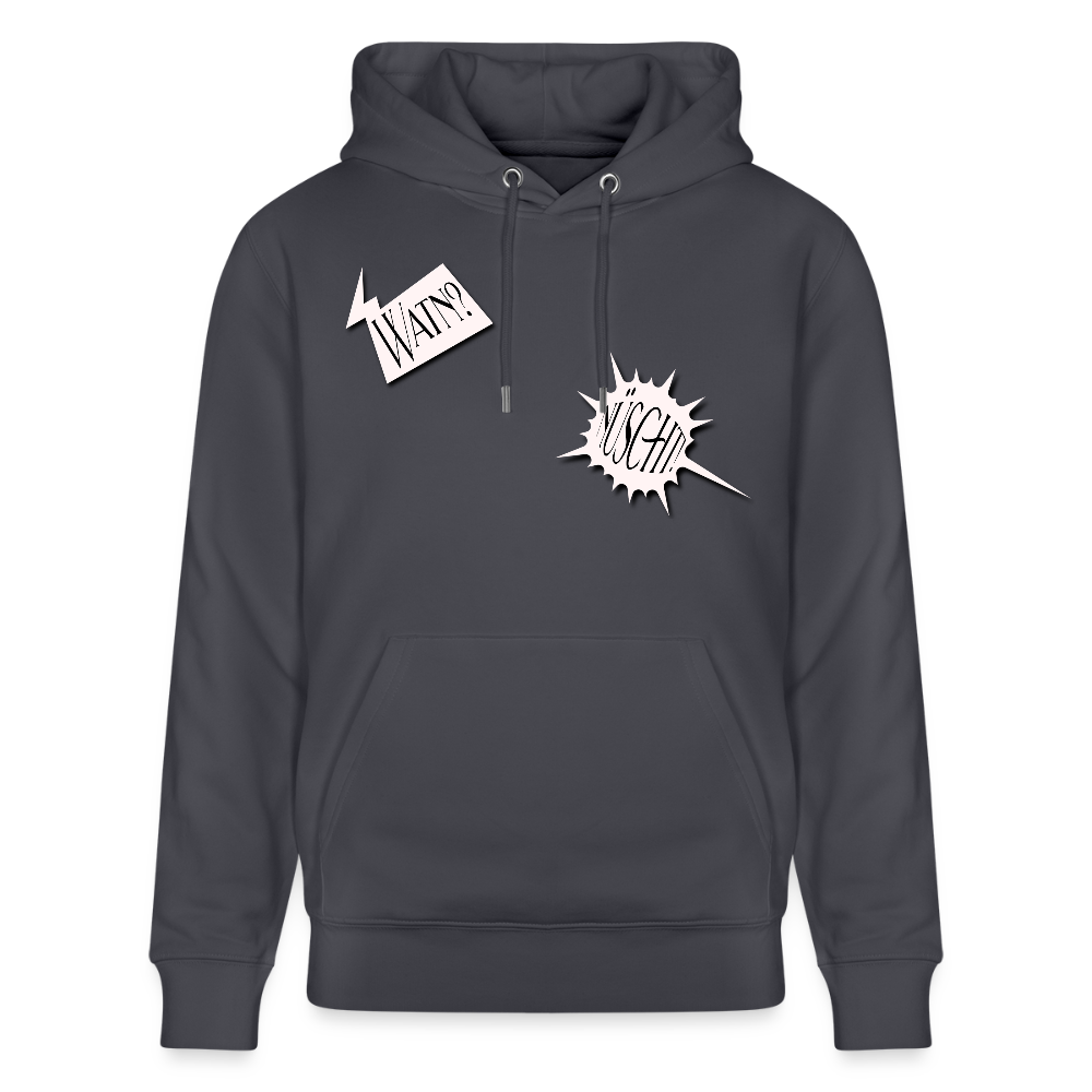 WATN? NÜSCHT!-Unisex Bio-Hoodie - Indigoblau
