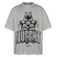 NÜSCHT MUSS ICK-Unisex Oversize Bio-T-Shirt - Grau meliert