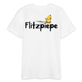 DIE FLITZPIEPE - Bio Teenager T-Shirt - Weiß
