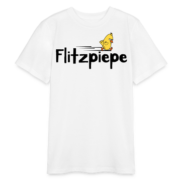 DIE FLITZPIEPE - Bio Teenager T-Shirt - Weiß