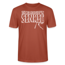 JEH MIR NICH UFFN SENKEL-Unisex T-Shirt BIO II - Terrakotta