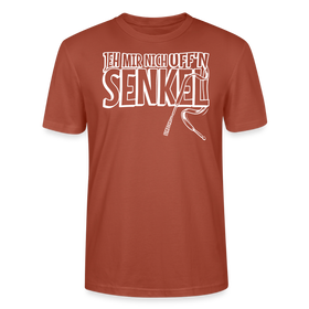 JEH MIR NICH UFFN SENKEL-Unisex T-Shirt BIO II - Terrakotta