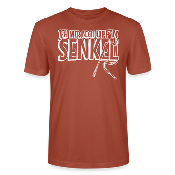 JEH MIR NICH UFFN SENKEL-Unisex T-Shirt BIO II - Terrakotta