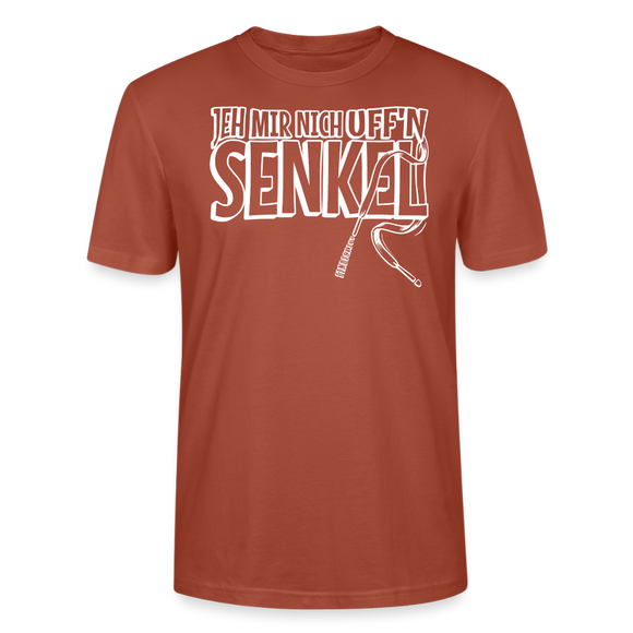 JEH MIR NICH UFFN SENKEL-Unisex T-Shirt BIO II - Terrakotta