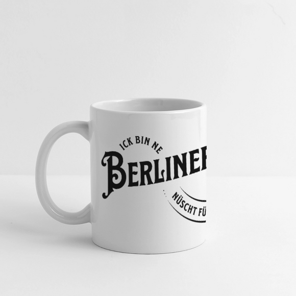 BERLINER SCHNAUZE-Panoramatasse - Weiß