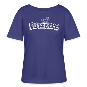 FLITZPIEPE- Rundhals Frauen Bio-T-Shirt für verpeilte Berlinerinnen - Dämmerung