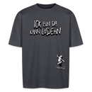 ICK BIN DA-Unisex Oversize Bio-T-Shirt - Indigoblau