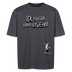 ICK BIN DA-Unisex Oversize Bio-T-Shirt - Indigoblau