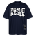 PASS MA UFF KEULE-Oversized Unisex Bio T-Shirt II - Navy