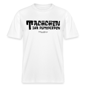 Berliner Begrüssung-TACHCHEN IHR FLITZPIEPEN- RELAXED FIT Unisex Organic T-Shirt - Weiß