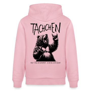 TACHCHEN BERLINER - Unisex Bio-Hoodie-backprint - Hellrosa