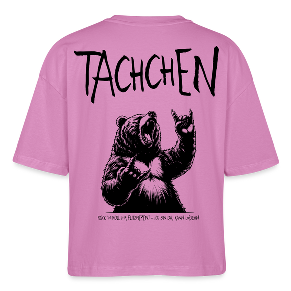 TACHCHEN BERLINER - Frauen Boxy Bio-T-Shirt-back - Pink
