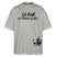 ICK HAB DIE FAXEN DICKE!Oversized Unisex Bio T-Shirt - Grau meliert