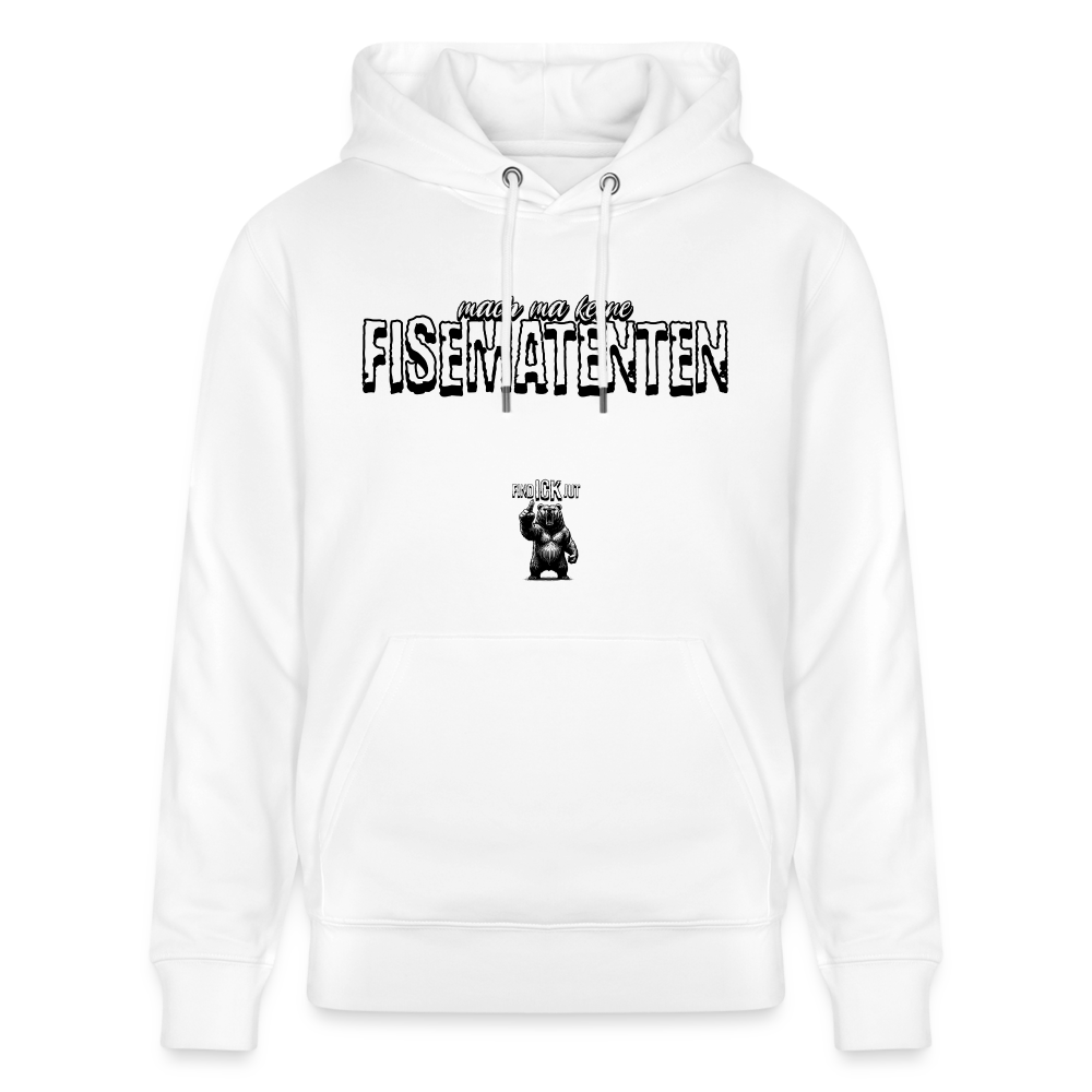 FISEMATENTEN-Unisex Bio-Hoodie - Weiß