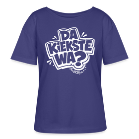 DA KIEKSTE WA?-Rundhals Frauen Bio-T-Shirt mit Berliner Schnauze - Dämmerung