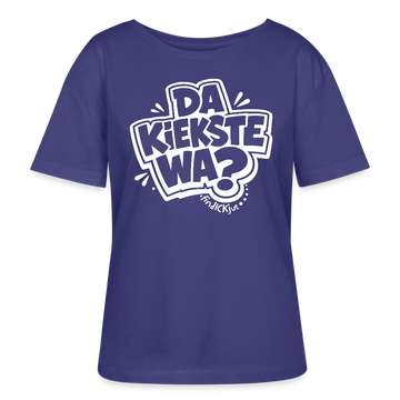 DA KIEKSTE WA?-Rundhals Frauen Bio-T-Shirt mit Berliner Schnauze - Dämmerung