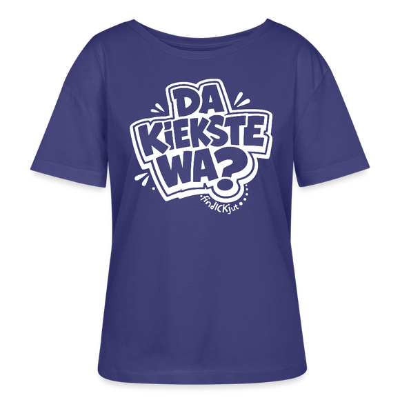DA KIEKSTE WA?-Rundhals Frauen Bio-T-Shirt mit Berliner Schnauze - Dämmerung