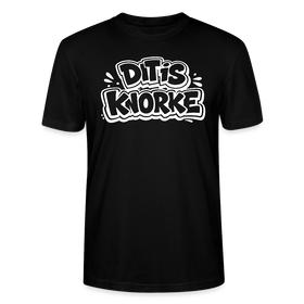 DIT IS KNORKE-Unisex T-Shirt Bio mit Berliner Schnauze - Schwarz