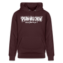 Berliner Spruch-PFANNKUCHEN NICH BERLINER-Unisex Bio-Hoodie - Maroon
