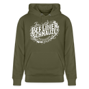 BERLIN SCHNAUZE als Souvenir-Unisex Bio-Hoodie - Khaki Grün