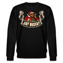 JIBT NÜSCHT-Der Anti-Geschenke-Unisex Bio-Sweatshirt mit Berliner Schnauze - Schwarz