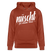 NÜSCHT FÜR SCHWACHE NERVEN-Unisex Bio-Hoodie mit Berliner Schnauze - Terrakotta