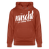 NÜSCHT FÜR SCHWACHE NERVEN-Unisex Bio-Hoodie mit Berliner Schnauze - Terrakotta