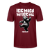 ICK MACH WAT ICK WILL-Unisex T-Shirt BIO IV - Burgunderrot