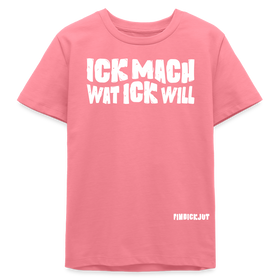 ICK MACH WAT ICK WILL-Bio Teenager T-Shirt II - Pink 