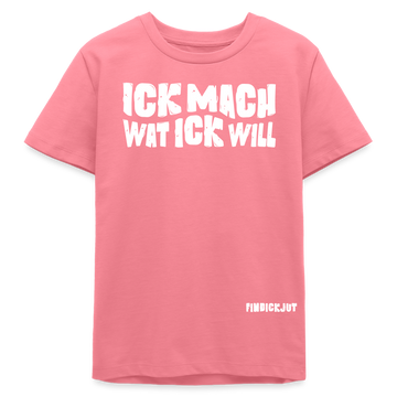 ICK MACH WAT ICK WILL-Bio Teenager T-Shirt II - Pink 