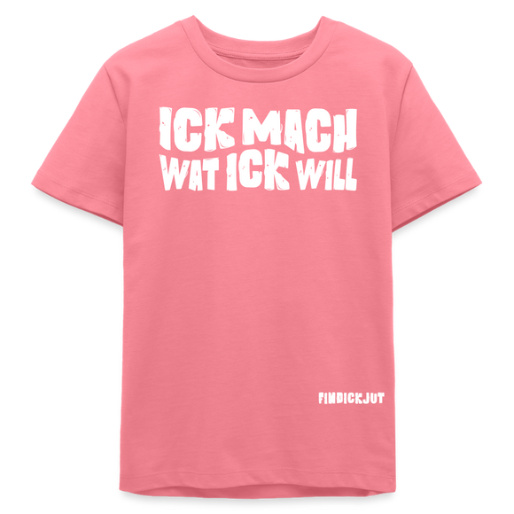 ICK MACH WAT ICK WILL-Bio Teenager T-Shirt II - Pink 