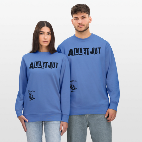 ALLET JUT-Unisex Bio-Sweatshirt - Blau