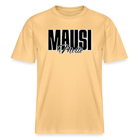 MAUSI UND MOTTE-Relaxed Fit Unisex Bio-T-Shirt - Hellgelb