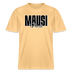 MAUSI UND MOTTE-Relaxed Fit Unisex Bio-T-Shirt - Hellgelb