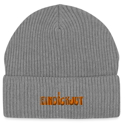 findICKjut-Unisex Bio FISHERMAN BEANIE-hellgrau - Hellgrau marmoriert