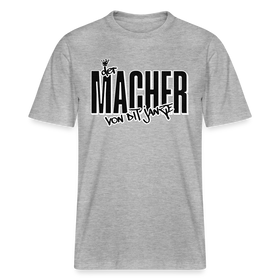 DER MACHER VON DIT JANZE - Relaxed Fit Unisex Bio-T-Shirt - Grau meliert