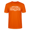 Berliner Spruch-FISIMATENTEN-Unisex Bio T-Shirt - Tieforange