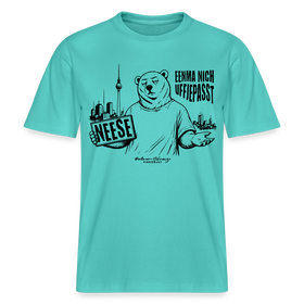 Berlin Souvenir-NEESE-RELAXED FIT Unisex Organic T-Shirt - Poolblau