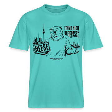 Berlin Souvenir-NEESE-RELAXED FIT Unisex Organic T-Shirt - Poolblau