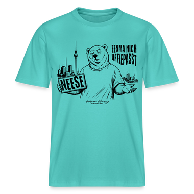 Berlin Souvenir-NEESE-RELAXED FIT Unisex Organic T-Shirt - Poolblau